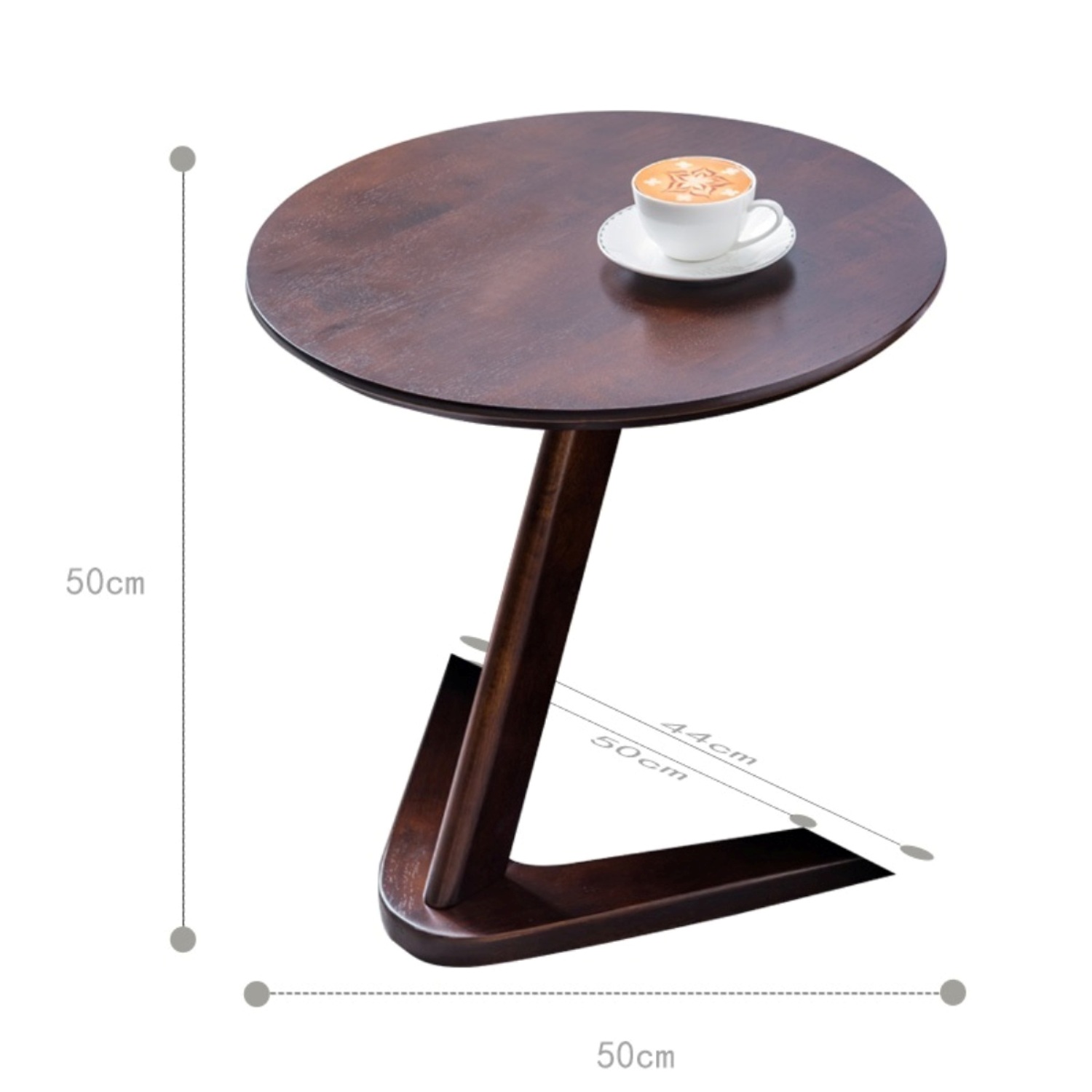 Easy Moveable Wooden Coffee Table Laptop Desk Side Table